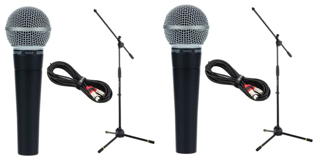 2x Cable microphone Shure SM5