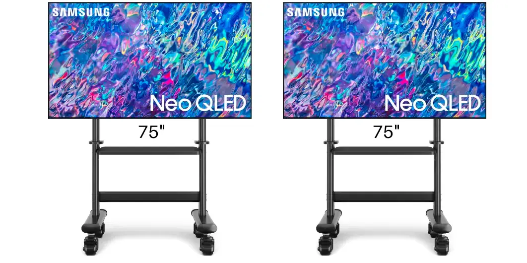 2 x TV NeoQled Samsung 4k 75 pulgadas