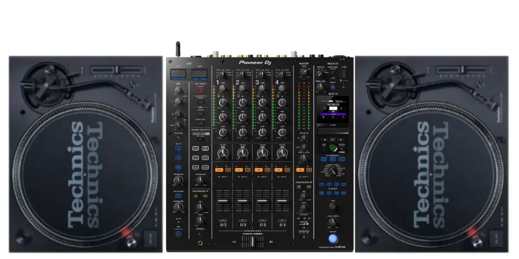 DJ Set Technics 1210 MK7 y DJM A9