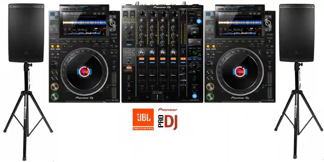 Sound JBL and cdj 3000 + djm 900 nxs2