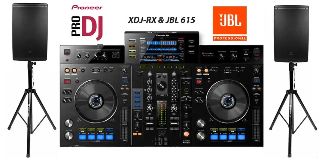 Sound JBL 715 with XDJ RX