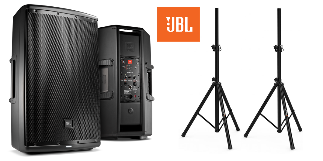 monitores JBL para cabina DJ