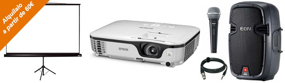 alquiler proyector en Mallorca