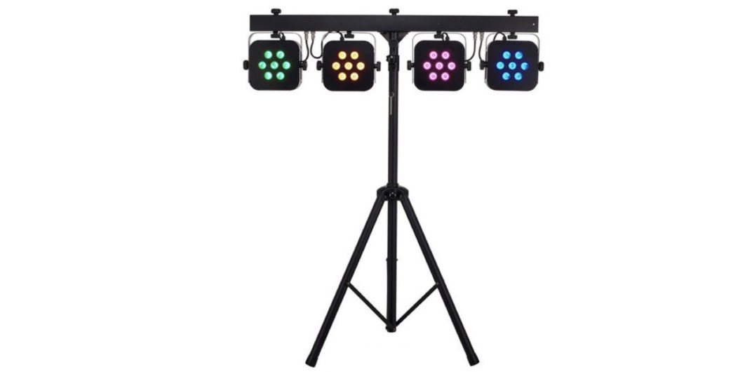 Multicolored party lights