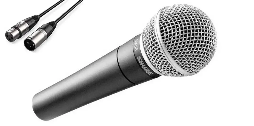 Cable microphone Shure SM58