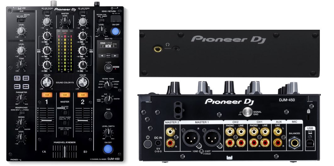 Mesa de mezclas Pioneer DJM 450