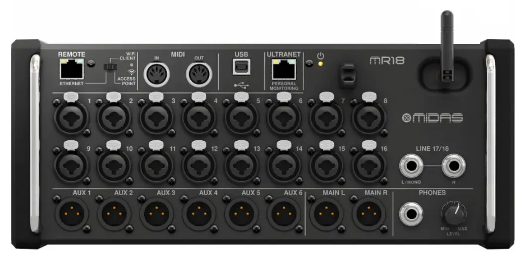 Digital Mixer Midas MR18