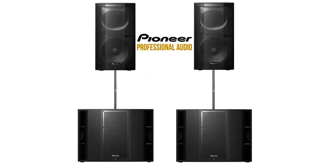 2x Speaker 2x-pioneer15-2x-sub-215 