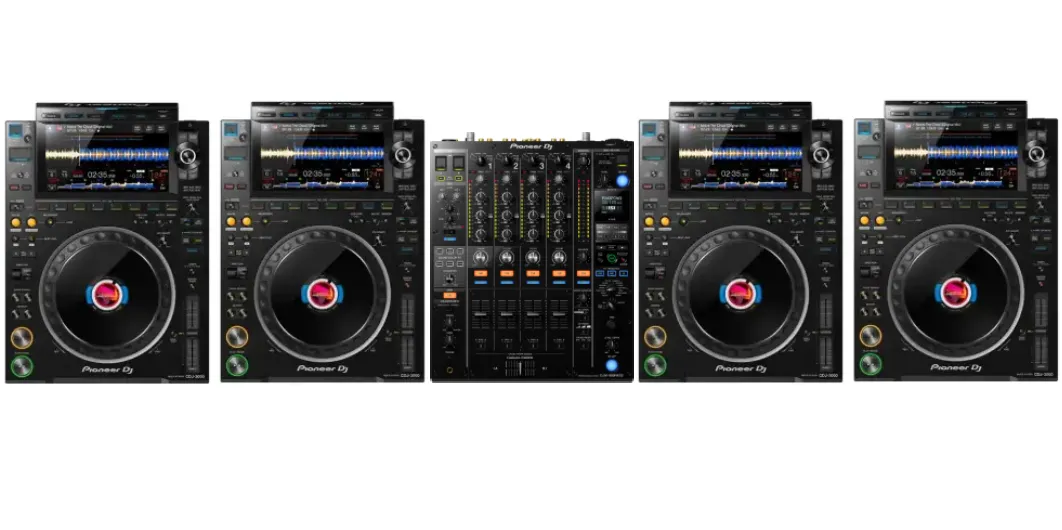 DJ Set 4x cdj3000 + DJM 900nxs2 hire
