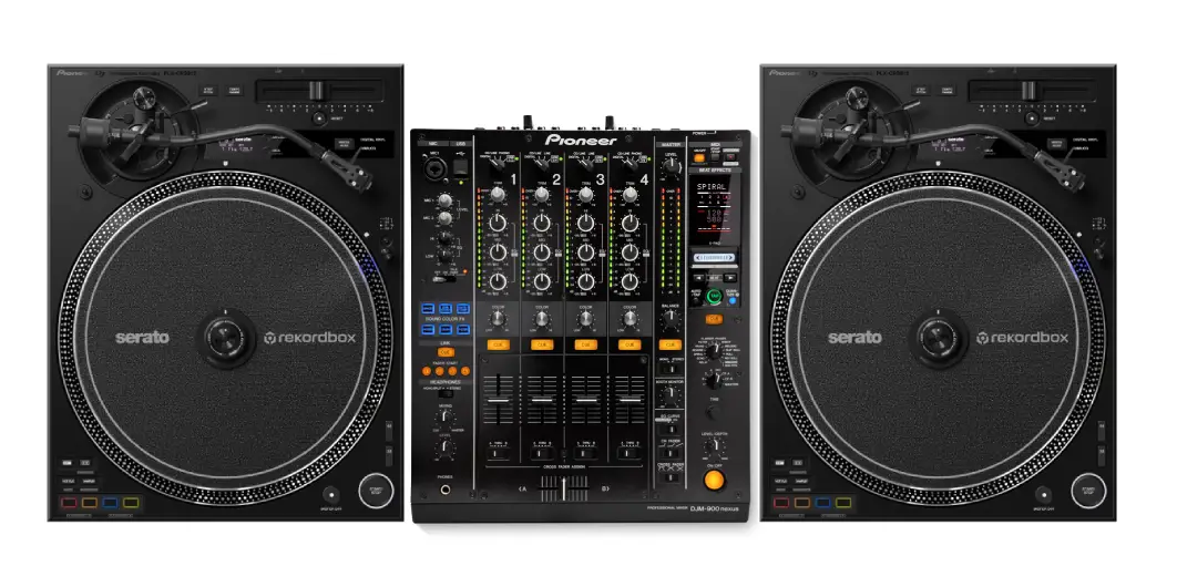 Set de DJ Pioneer PLX CRRS12 y DJM 900 Nexus