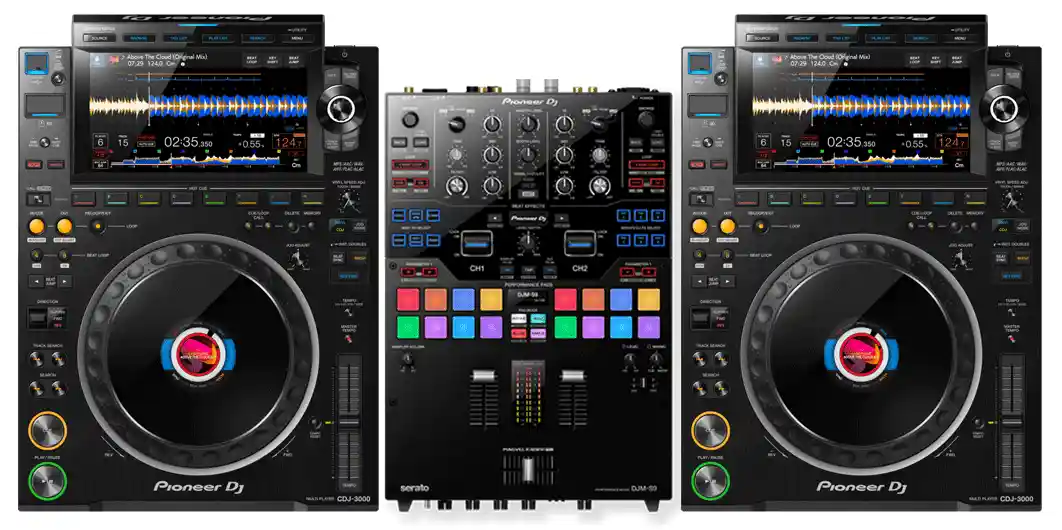 Miete uf Mallorca DJ-Set CDJ 3000 mit DJM S9