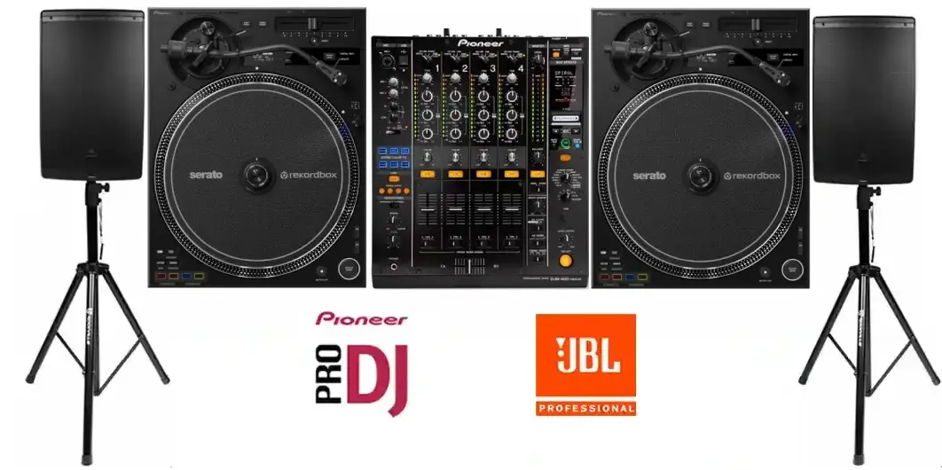 JBL Sound + Pioneer PLX-CRSS12 + DJM 900 Nexus 