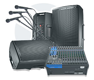 Sound system rental for music bands